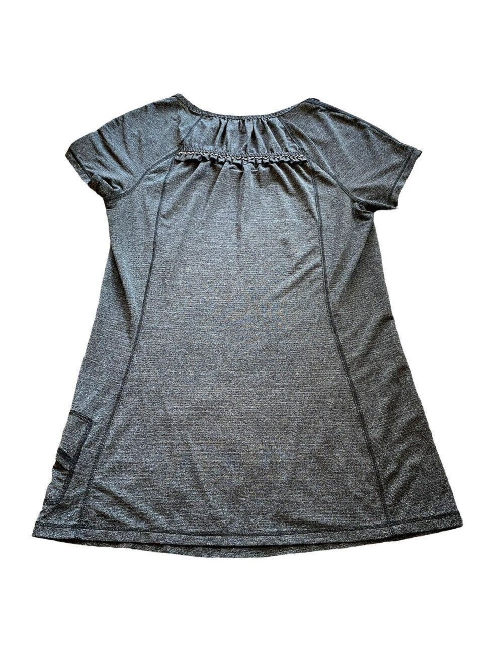 Lululemon Run Wild Short Sleeve Tech Shirt Reflective Gray Sz 4 Run Gym - Picture 2 of 6